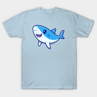 Cute Shark Swimming T-Shirt